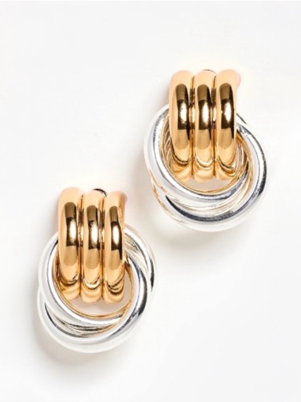 NEW Anthropologie Heaven Mayhem Baby Knot Mixed Earrings SB01 - Picture 2 of 5